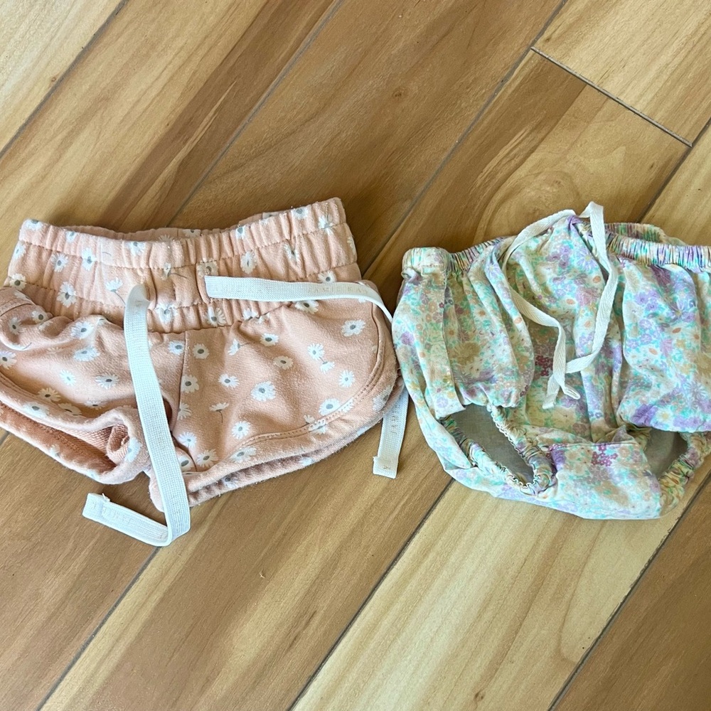 Jamie Kay Cream and Pink Shorts Soft Loungewear